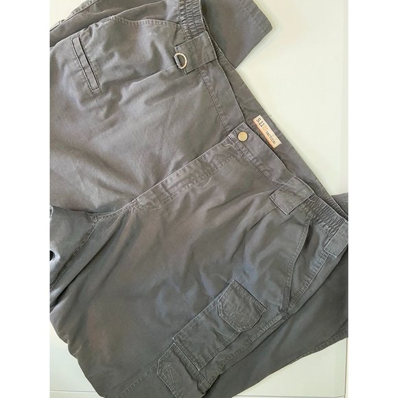 5.11 Tactical men's 40X32 black cargo work pants casual outdoor durable - Picture 3 of 7